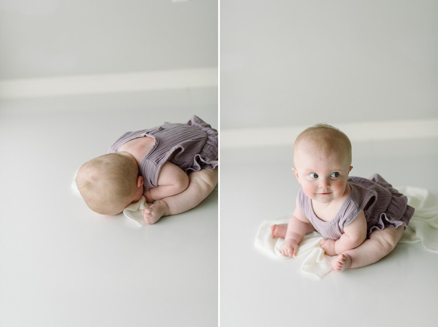 Baby Aurora studio session | Baby and Family Photographer in Maine